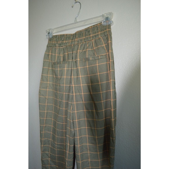 Urban Outfitters Paige‎ Pants Size S Plaid High Waist Pleated Cropped Trouser - Picture 7 of 13